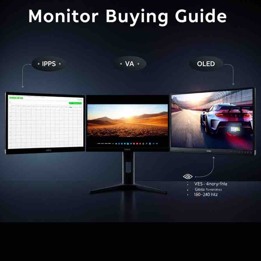 Monitor Buying Guide: Size, Panel Types, and Refresh Rates Explained