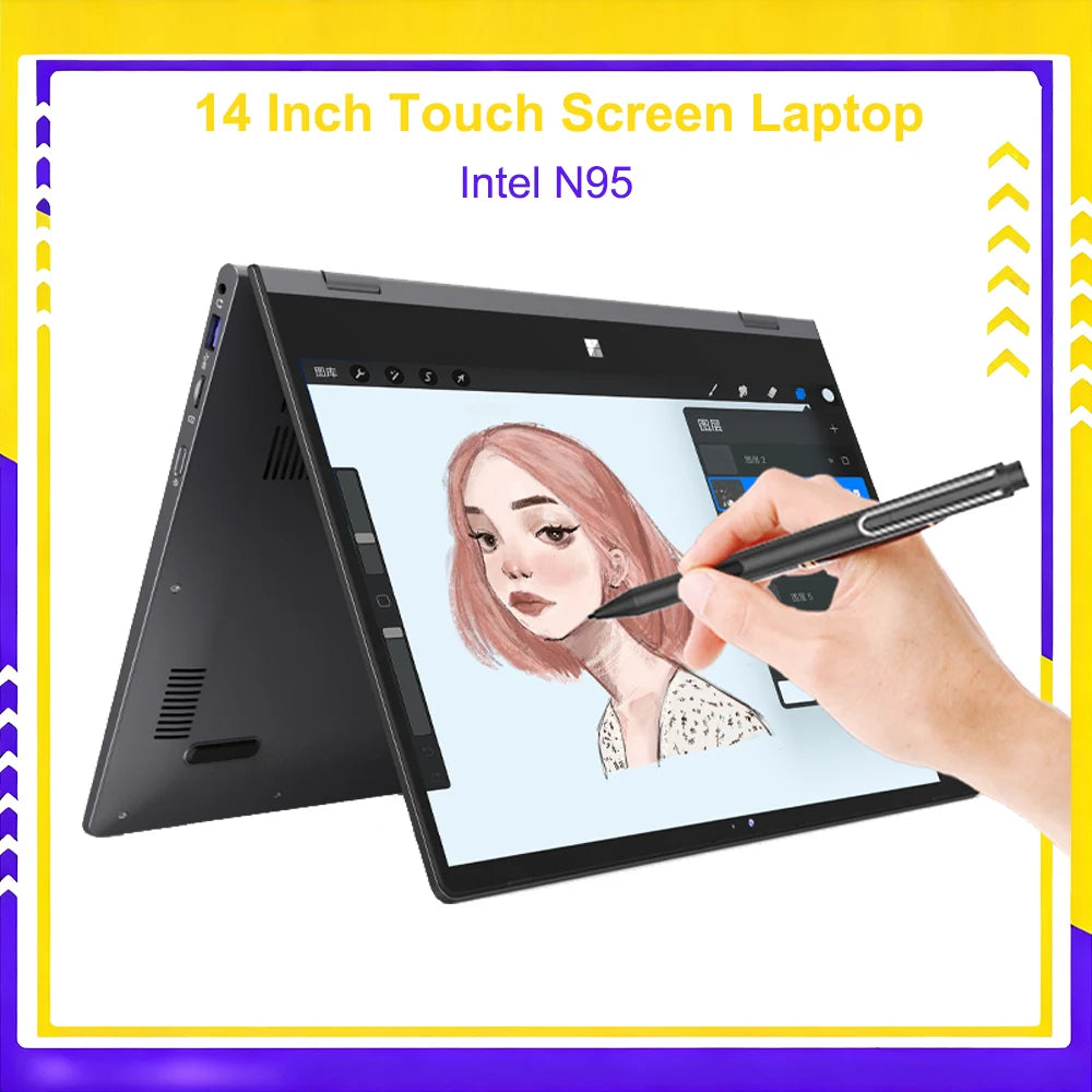 Touchscreen laptop